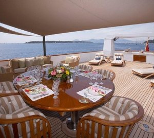 Deck Sitting On Yacht PRAXIS