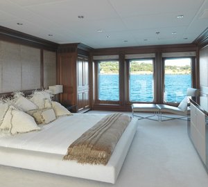 Main Master Cabin On Yacht MY LITTLE VIOLET
