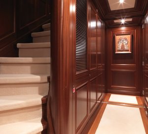 Stairway On Yacht MY LITTLE VIOLET