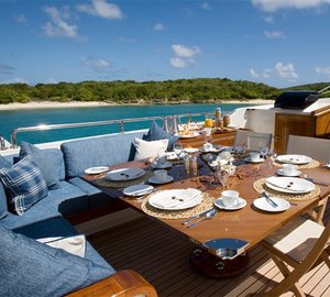 External Eating/dining On Board Yacht ANTARA