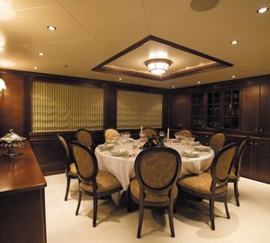 Eating/dining Saloon Aboard Yacht BIG ARON