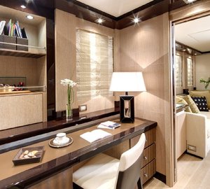 Main Master Study On Board Yacht BLUE ICE