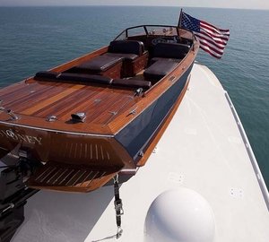 Ship's Tender Aboard Yacht SYCARA IV