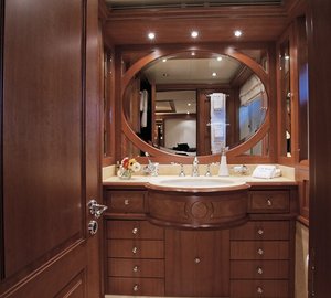 Main Master Bath On Board Yacht JO