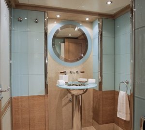 Showering Area On Yacht JO