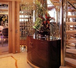 Stairway Aboard Yacht QM OF LONDON