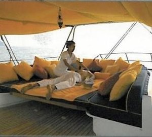 Sun Deck Aboard Yacht BLUE GOLD