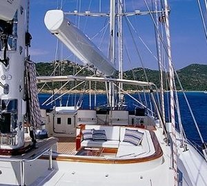 Fly-bridge Sitting On Board Yacht IS A ROSE