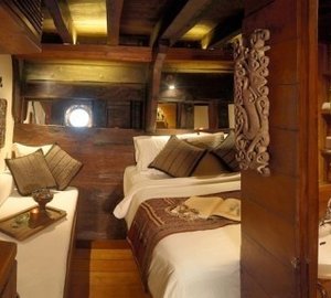 Twin Bed Cabin Aboard Yacht SILOLONA