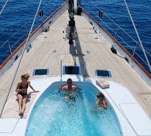 Jacuzzi Pool On Yacht PRANA