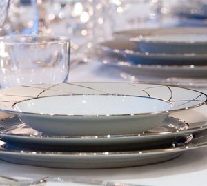 luxurious china place setting