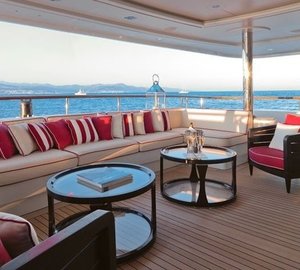 Premier Aft Deck Taken From Ship's Bow On Yacht LATITUDE