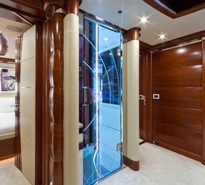 Guest's Cabin Lobby On Yacht LATITUDE