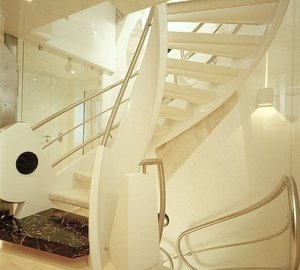 Stairway Aboard Yacht VERA