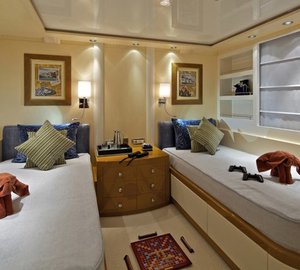 3rd Twin Bed Cabin Aboard Yacht MIA RAMA