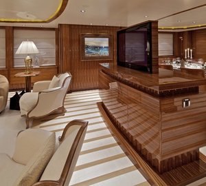Saloon Television On Board Yacht MIA RAMA