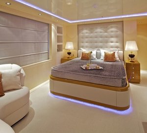 Blue Guest's Cabin Aboard Yacht MIA RAMA