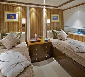 First Twin Bed Cabin Aboard Yacht MIA RAMA