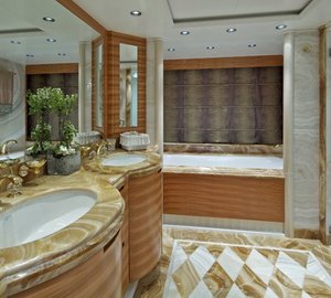 Main Master Bathroom On Yacht MIA RAMA
