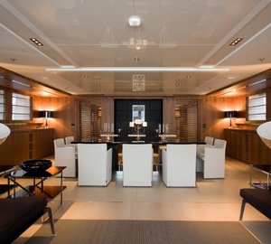 Profile: Yacht SYNA's Eating/dining Saloon Captured