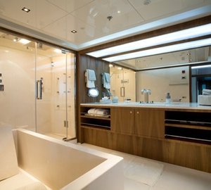 Main Master Bath On Yacht SYNA