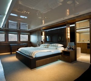Main Master Cabin Aboard Yacht SYNA