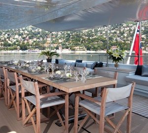 Outdoor Eating/dining On Yacht MARIU