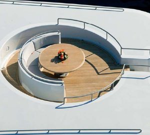 Circular Sitting Aboard Yacht MARIU