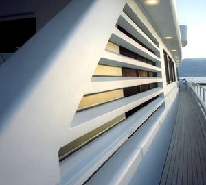 External Close Up On Yacht MARIU