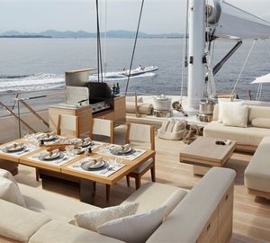 aft deck with barbecue