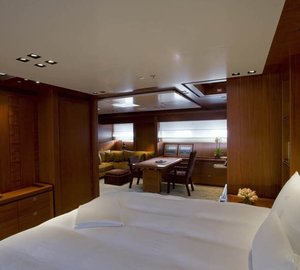 Sitting: Yacht ETHEREAL's Main Master Cabin Captured
