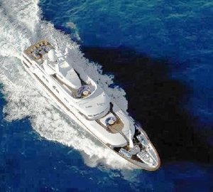 From Above Aspect Aboard Yacht STARFIRE