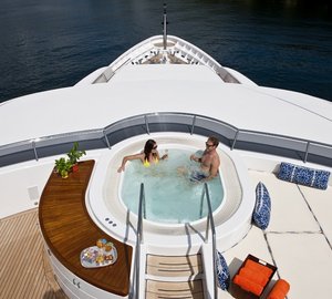 Jacuzzi Pool On Board Yacht BLUE MOON