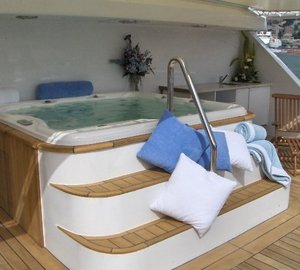 Jacuzzi Pool On Board Yacht TITAN