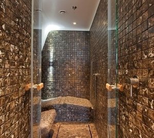 Steam Sauna Aboard Yacht INFINITE SHADES