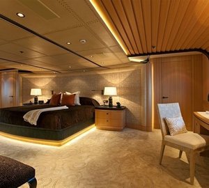 Main Master Cabin Taken From Aft Aboard Yacht INFINITE SHADES