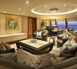 Top Lounging Taken From Portside Aboard Yacht INFINITE SHADES