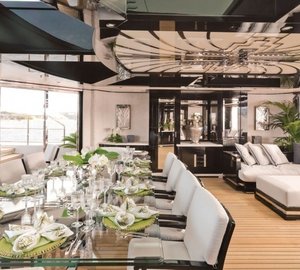 Inside Eating/dining Aboard Yacht SILVER ANGEL