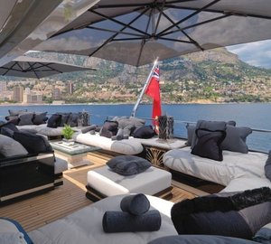 Sitting: Yacht SILVER ANGEL's Sun Deck Photograph