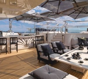Sun Deck On Board Yacht SILVER ANGEL