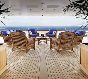 Top Deck Sitting On Yacht LAUREL