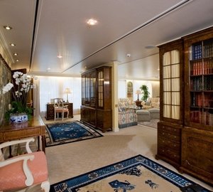 Profile: Yacht LEANDER G's Premier Saloon Photograph