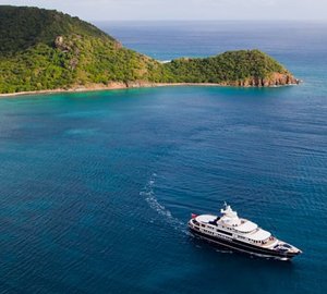 From Above Aspect: Yacht LEANDER G's Cruising Image