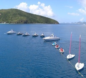 Ship's Tender With Toys Aboard Yacht LEANDER G