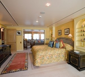 Daytime: Yacht LEANDER G's Main Master Stateroom Image