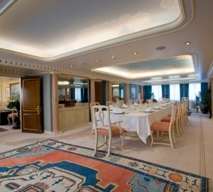 Profile: Yacht LEANDER G's Eating/dining Saloon Image