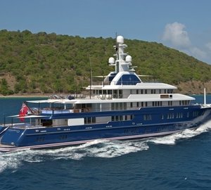 cruising profile of the 75m Lurssen yacht