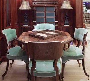 Saloon Aboard Yacht SAMAR