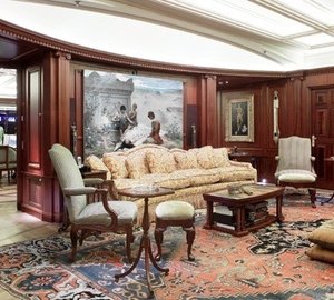 Sitting: Yacht SAMAR's Movie Cinema Pictured