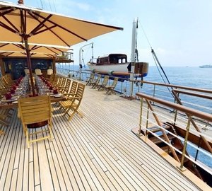 External Eating/dining On Yacht SS DELPHINE